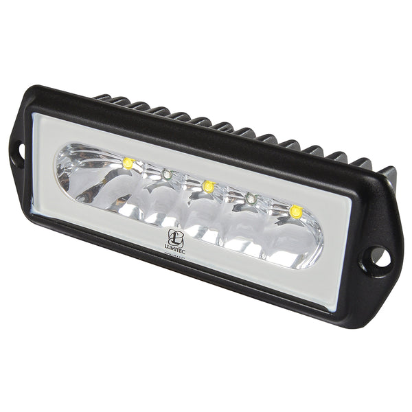 Lumitec Capri2 - Flush Mount LED Flood Light - Black Housing - 2-Color White/Blue Dimming [101186] - Image 2