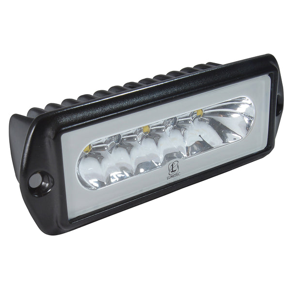 Lumitec Capri2 - Flush Mount LED Flood Light - Black Housing - 2-Color White/Blue Dimming [101186] - Image 1