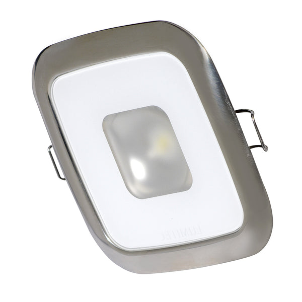Lumitec Square Mirage Down Light - White Dimming, Red/Blue Non-Dimming - Polished Bezel [116118] - Image 2