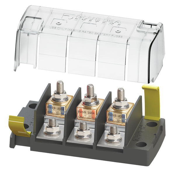 Blue Sea 5194 MRBF Surface Mount 3 Circuit Fuse Block - Independent Source [5194] - Image 1