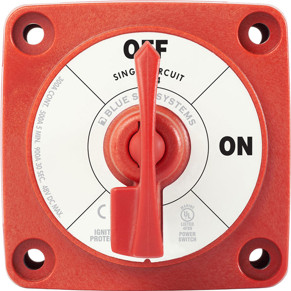 Blue Sea 6004 Single Circuit ON-OFF w/Locking Key - Red [6004] - Image 2