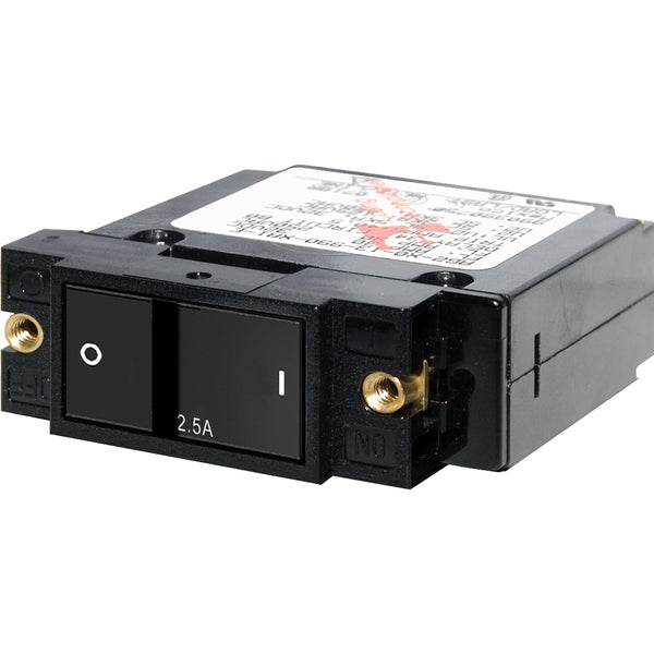 Blue Sea 7399 A-Series Flat Rocker Circuit Breaker - Single Pole - 2.5A [7399] - Image 1