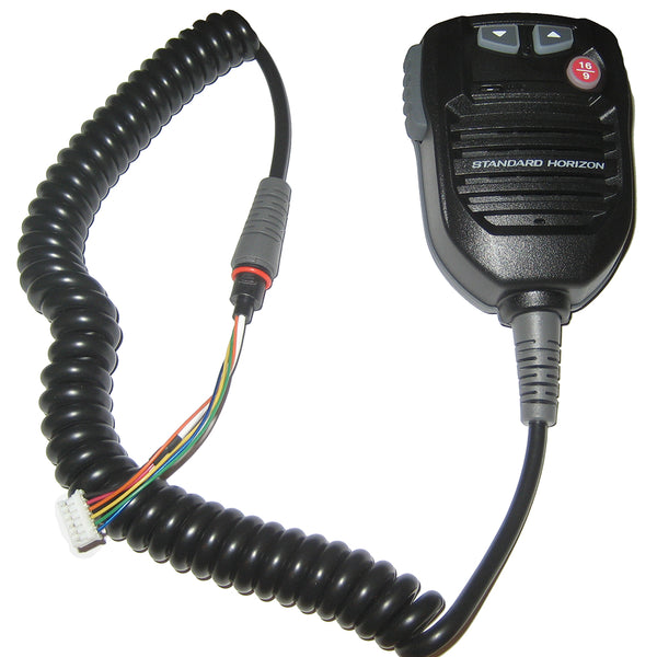 Standard Horizon Replacement VHF Mic f/GX2000B, GX2100B, GX2150B, GX2200B - Black [CS2308402] - Image 1