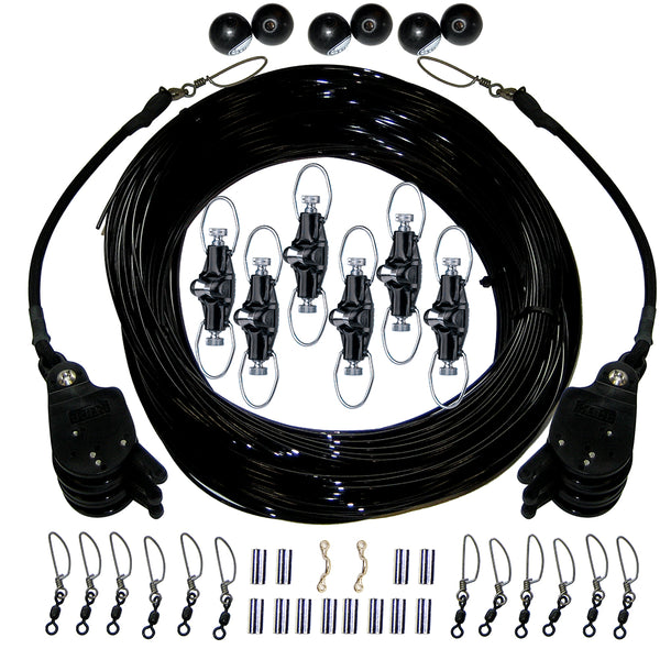 Rupp Triple Rigging Kit W/Lok-Ups  Nok-Outs - 460' Black Mono Cord [CA-0160-MO] - Image 1