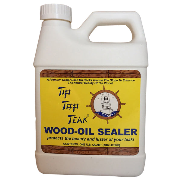 Tip Top Teak Wood Oil Sealer - Quart [TS 1001] - Image 1