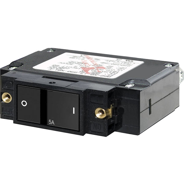 Blue Sea 7540 C-Series Flat Rocker Circuit Breaker - Single Pole - 5A [7540] - Image 1