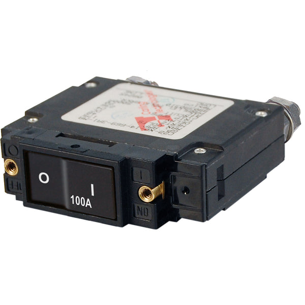 Blue Sea 7549 C-Series Flat Rocker Circuit Breaker - Single Pole - 100A [7549] - Image 1