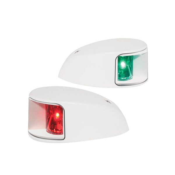 Hella Marine NaviLED Deck Mount Port & Starboard Pair - 2nm - Clear Lens/White Housing [980620911] - Image 1
