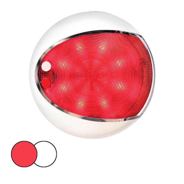 Hella Marine EuroLED 130 Surface Mount Touch Lamp - Red/White LED - White Housing [959950121] - Image 1