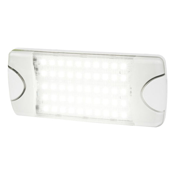 Hella Marine DuraLED 50 Low Profile Interior/Exterior Lamp - White LED Spreader Beam [980629001] - Image 1