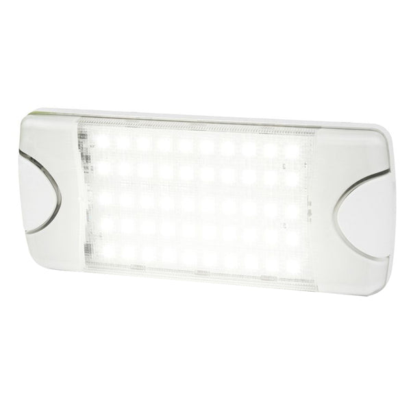 Hella Marine DuraLED 50 Low Profile Interior/Exterior Lamp - Wide White Spreader Beam [980629501] - Image 1