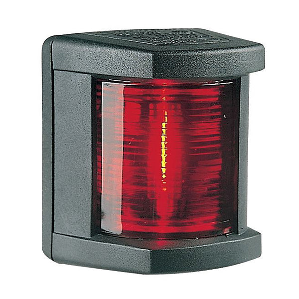 Hella Marine Port Navigation Lamp- Incandescent - 1nm - Black Housing - 12V [003562035] - Image 1