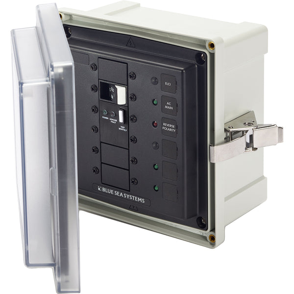 Blue Sea 3118 - SMS Panel Enclosure w/ELCI (50A) and 2 Blanks - 120V AC [3118] - Image 1