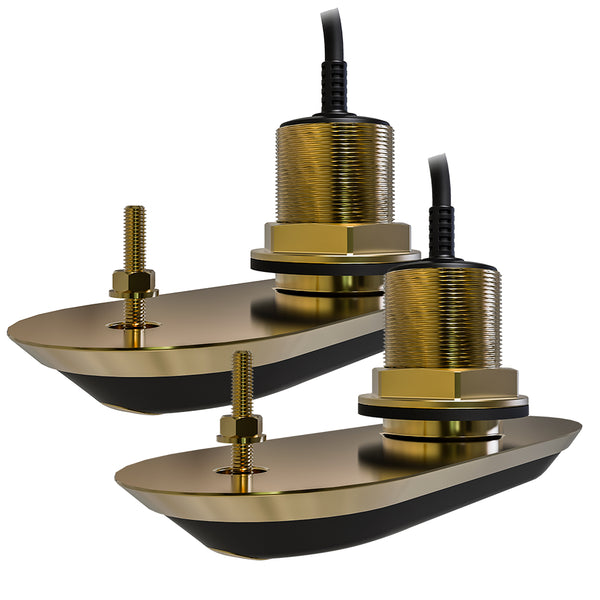 Raymarine RV-212 RealVision 3D Bronze Thru-Hull Transducer Pair Pack - 12 - 8M Cable  Y-Cable [T70318] - Image 1