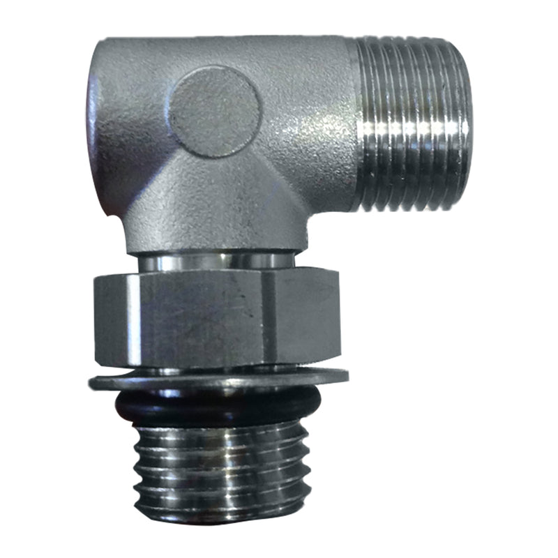 Uflex90 Adjustable Fitting f/Back of UP Series Helms - ORB 6 to 3/8