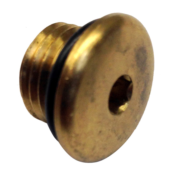 Uflex Brass Plug w/O-Ring for Pumps [71928P] - Image 1