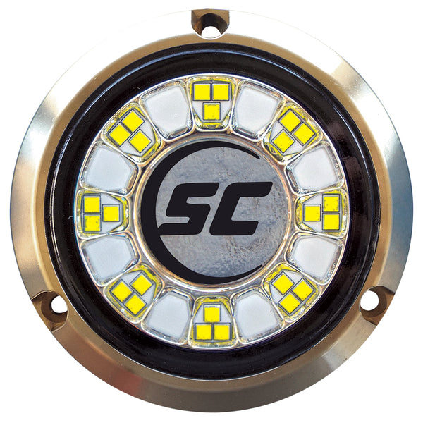 Shadow-Caster SCR-24 Bronze Underwater Light - 24 LEDs - Great White [SCR-24-GW-BZ-10] - Image 1