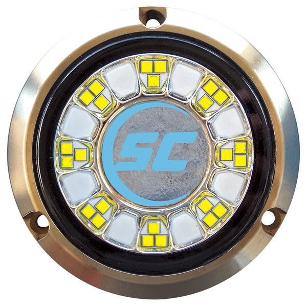 Shadow-Caster SCR-24 Bronze Underwater Light - 24 LEDs - Bimini Blue [SCR-24-BB-BZ-10] - Image 1