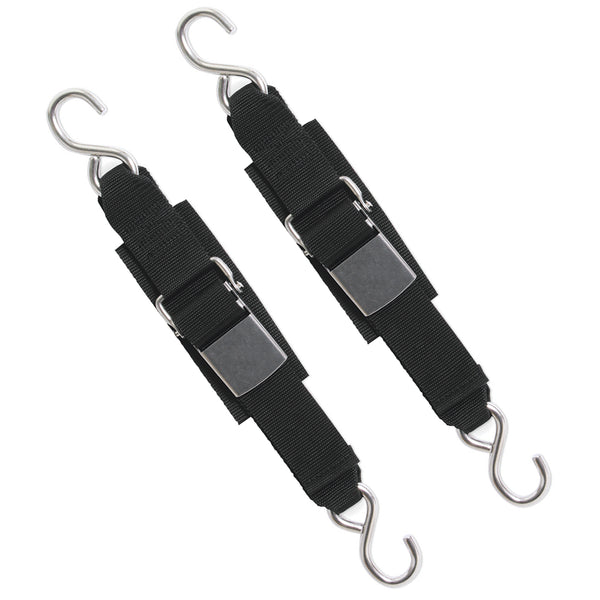 BoatBuckle Stainless Steel Kwik-Lok Transom Tie-Downs [F12066] - Image 1
