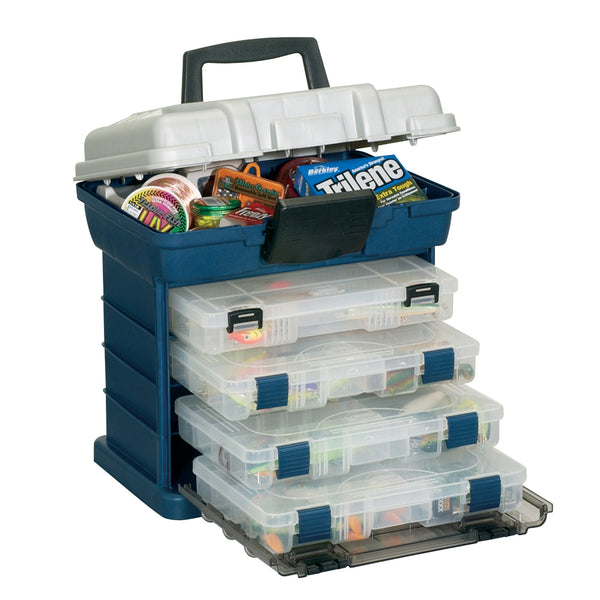 Plano 4-BY 3600 StowAway Rack System - Blue/Silver [136400] - Image 1