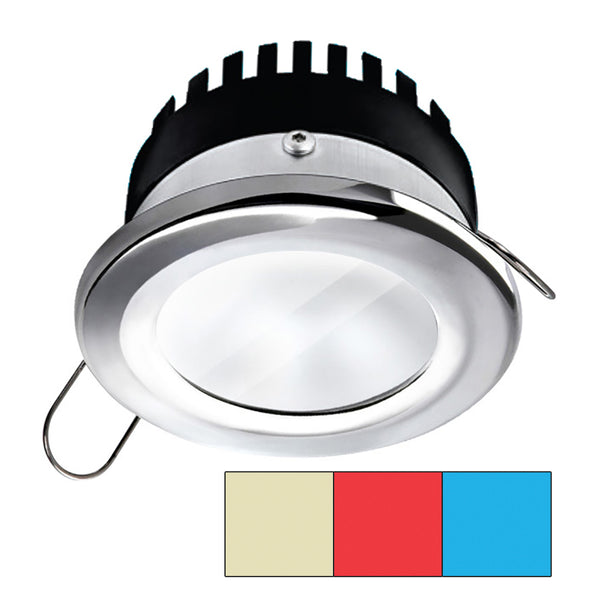i2Systems Apeiron Pro A503 - 3W - Round -Cool White/Red/Blue - Round - Chrome Finish [A503-11AAG-HE] - Image 1