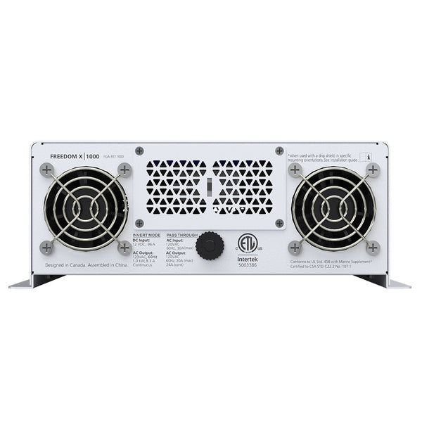 Xantrex Freedom X 1000 True Sine Wave Power Inverter - 12VDC - 120VAC - 1000W [817-1000] - Image 2