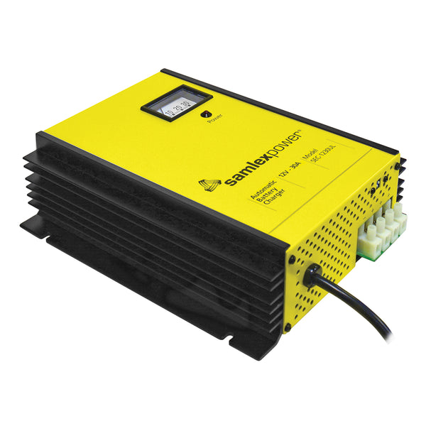 Samlex 30A Battery Charger - 12V - 3-Bank - 3-Stage w/Dip Switch  Lugs [SEC-1230UL] - Image 1