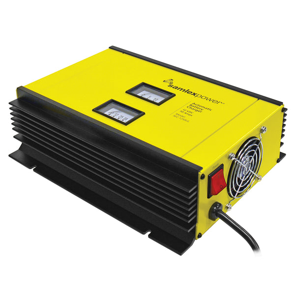 Samlex 50A Battery Charger - 12V - 2-Bank - 3-Stage w/Dip Switch  Lugs - Includes Temp Sensor [SEC-1250UL] - Image 1