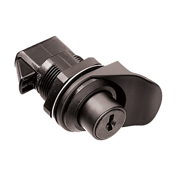 Southco Keylocking Flush/Knob Latch - Black Plastic [93-303] - Image 1