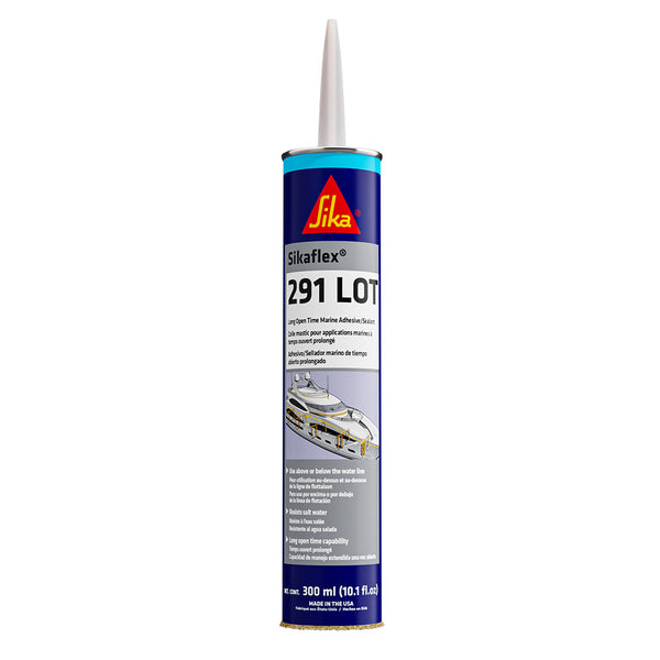 Sika Sikaflex 291 LOT Slow Cure Adhesive  Sealant 10.3oz(300ml) Cartridge - White [90925] - Image 1