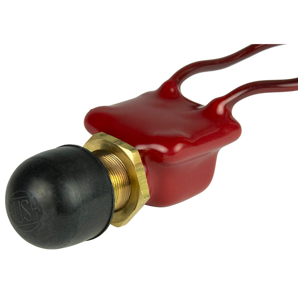 BEP 2-Position SPST PVC Coated Push Button Switch - OFF/(ON) [1001506] - Image 1