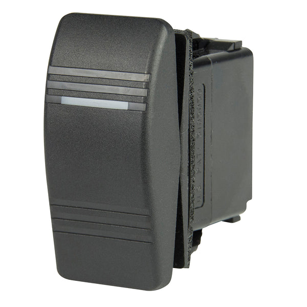 BEP DPDT Contura Switch - 1-Amber LED - ON/OFF/(ON) [1001807] - Image 1