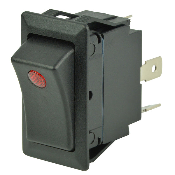 BEP SPST Rocker Switch - 1-LED - 12V/24V - ON/OFF [1001714] - Image 1