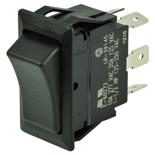 BEP DPDT Rocker Switch - 12V/24V - ON/OFF/ON [1001712] - Image 1