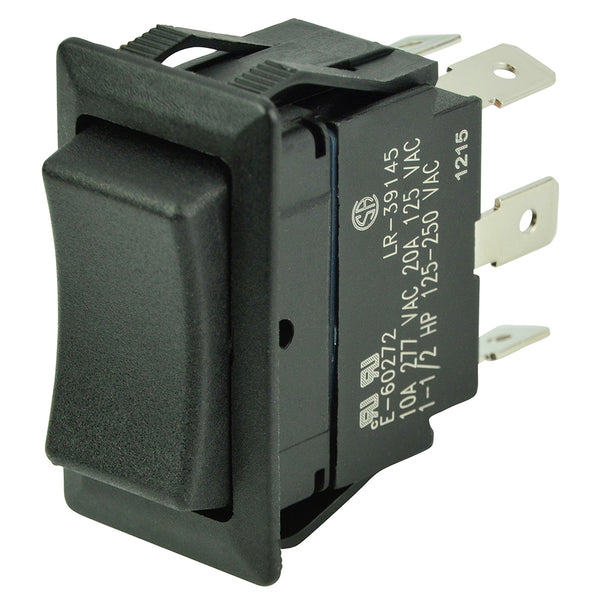BEP DPDT Rocker Switch - 12V/24V - (ON)/OFF/(ON) [1001713] - Image 1