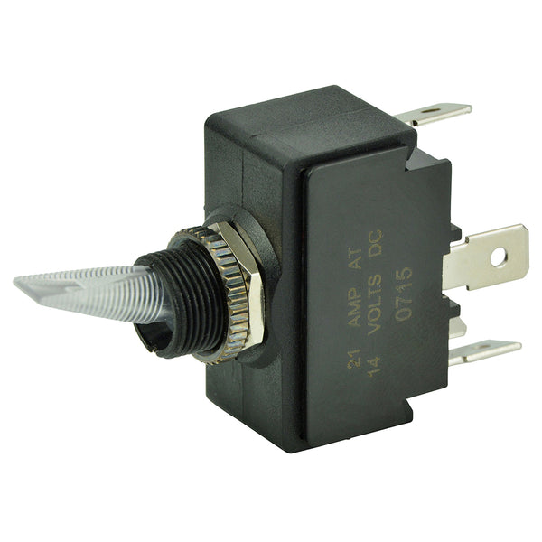 BEP SPST Lighted Toggle Switch - Red LED - 12V - ON/OFF [1001906] - Image 1