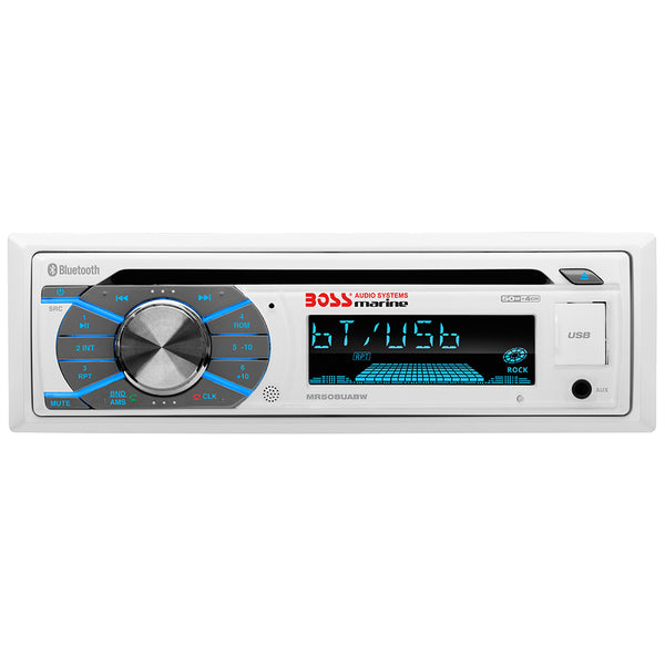 Boss Audio MR508UABW Marine Stereo w/AM/FM/CD/BT/USB [MR508UABW] - Image 1