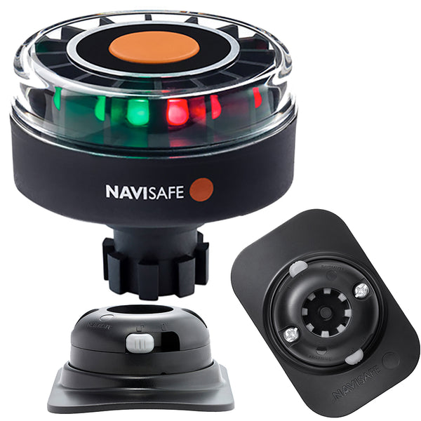 Navisafe Navilight Tricolor 2NM w/Navibolt Base  RIB Mount - Black [342KIT2] - Image 1