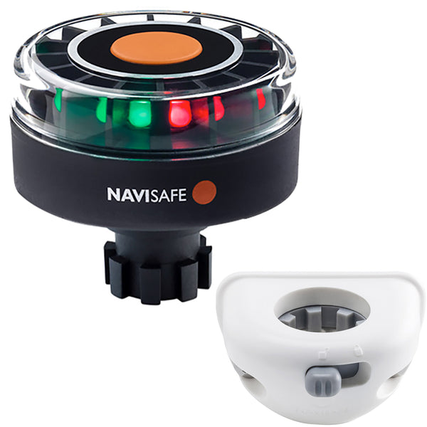 Navisafe Navilight Tricolor 2NM w/Navibolt Base  Vertical Mount - White [342KIT6] - Image 1