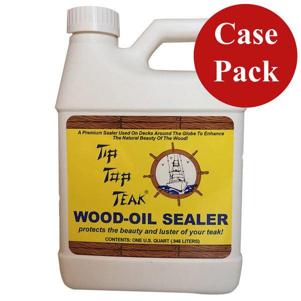 Tip Top Teak Tip Top Teak Wood Oil Sealer - Quart - *Case of 12* [TS 1001CASE] - Image 1