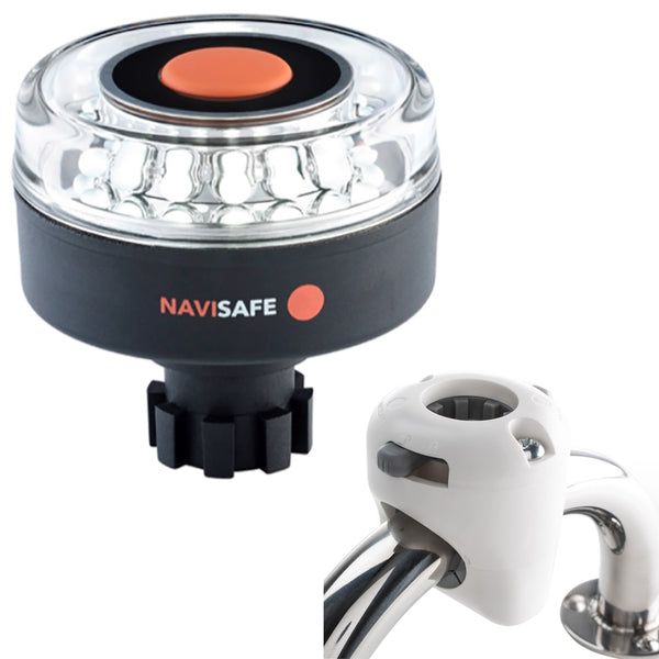 Navisafe Navilight 360 2NM w/Navibolt Base  Rail Mount - White [042KIT3] - Image 1