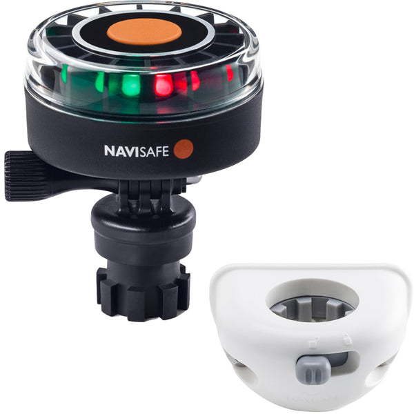 Navisafe Navilight 2NM Tricolor w/Navimount Base  Vertical Mount - White [340KIT6] - Image 1