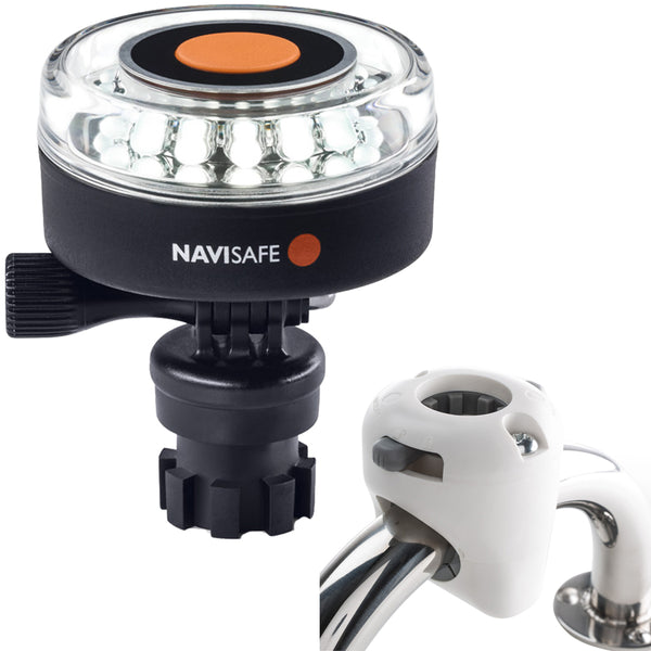 Navisafe Navilight 360 2NM White w/Navimount Base  Rail Mount - White [040KIT3] - Image 1