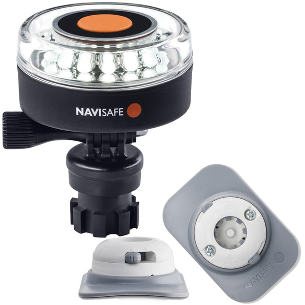 Navisafe Navilight 360 2NM White w/Navimount Base  RIB Mount - White [040KIT4] - Image 1