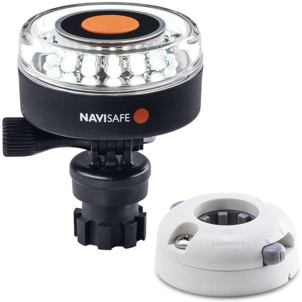 Navisafe Navilight 360 2NM White w/Navimount Base  Horizontal Mount - White [040KIT5] - Image 1