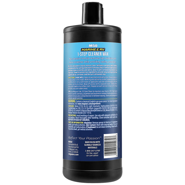 Meguiars Boat/RV Cleaner Wax - 32 oz - *Case of 6* [M5032CASE] - Image 2