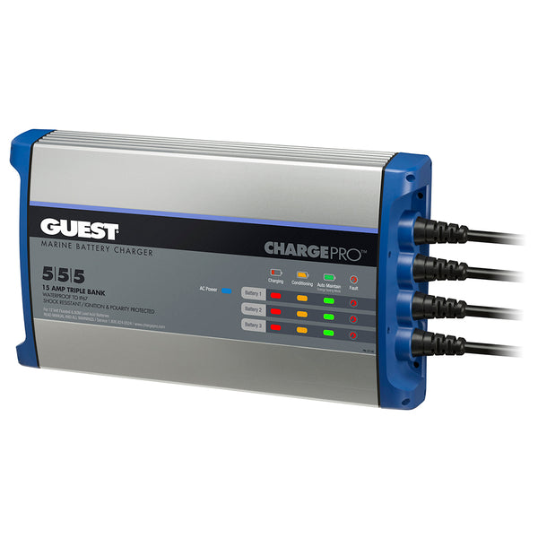 Guest On-Board Battery Charger 15A / 12V - 3 Bank - 120V Input [2713A] - Image 1