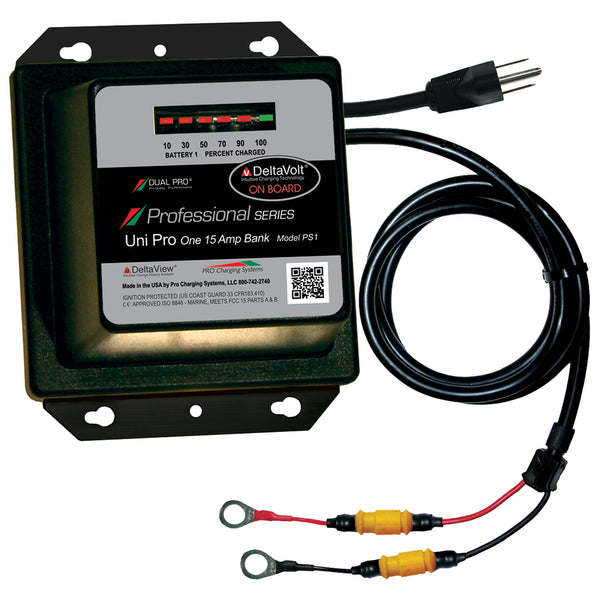 Dual Pro Professional Series Battery Charger - 15A - 1-Bank - 12V [PS1] - Image 1
