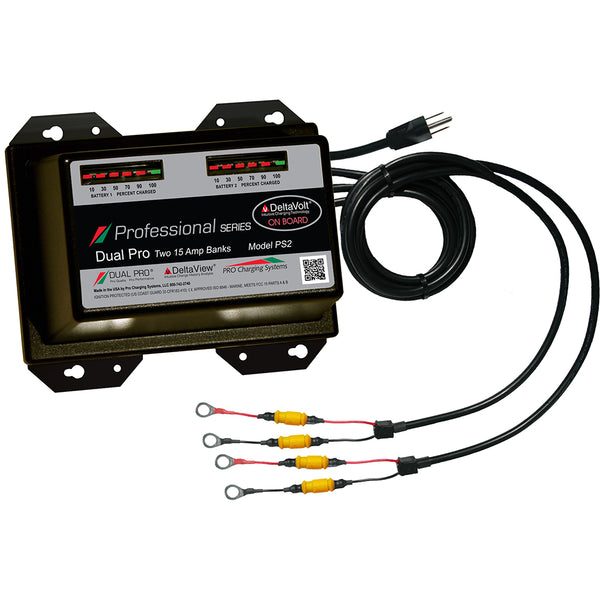 Dual Pro Professional Series Battery Charger - 30A - 2-15A-Banks - 12V/24V [PS2] - Image 1