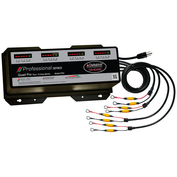 Dual Pro Professional Series Battery Charger - 60A - 4-15A-Banks - 12V-48V [PS4] - Image 1